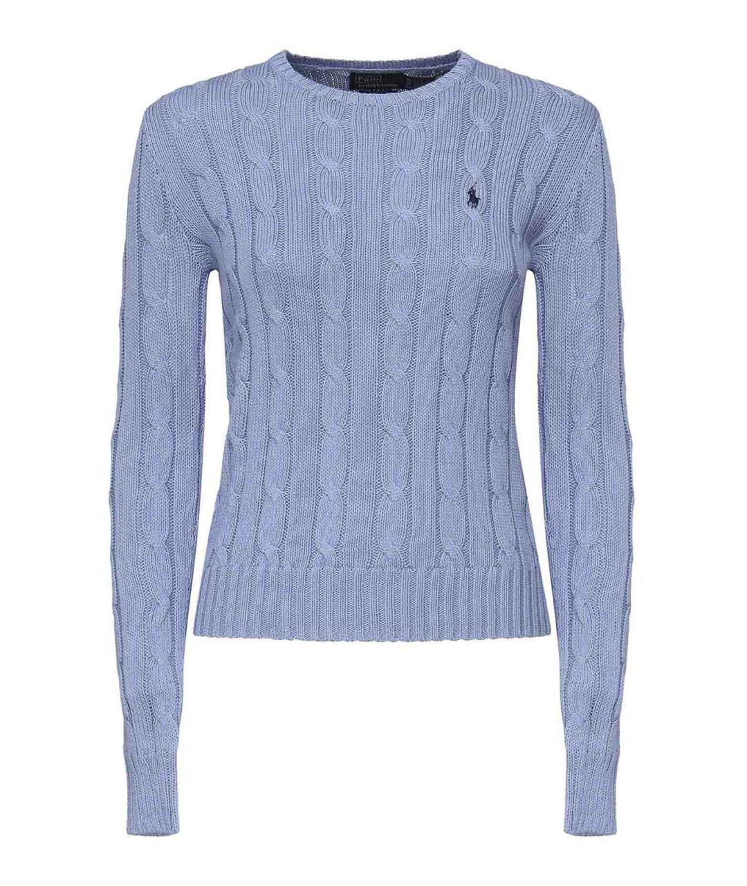 POLO RALPH LAUREN Синий хлопковый джемпер / свитер, фото 1