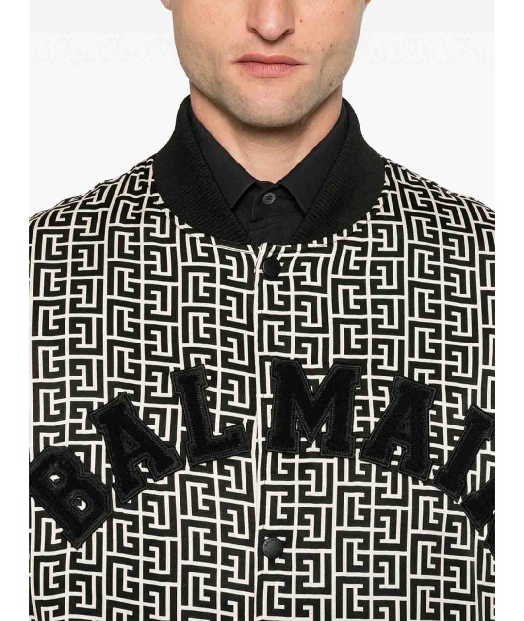 BALMAIN Черная хлопковая куртка, фото 3