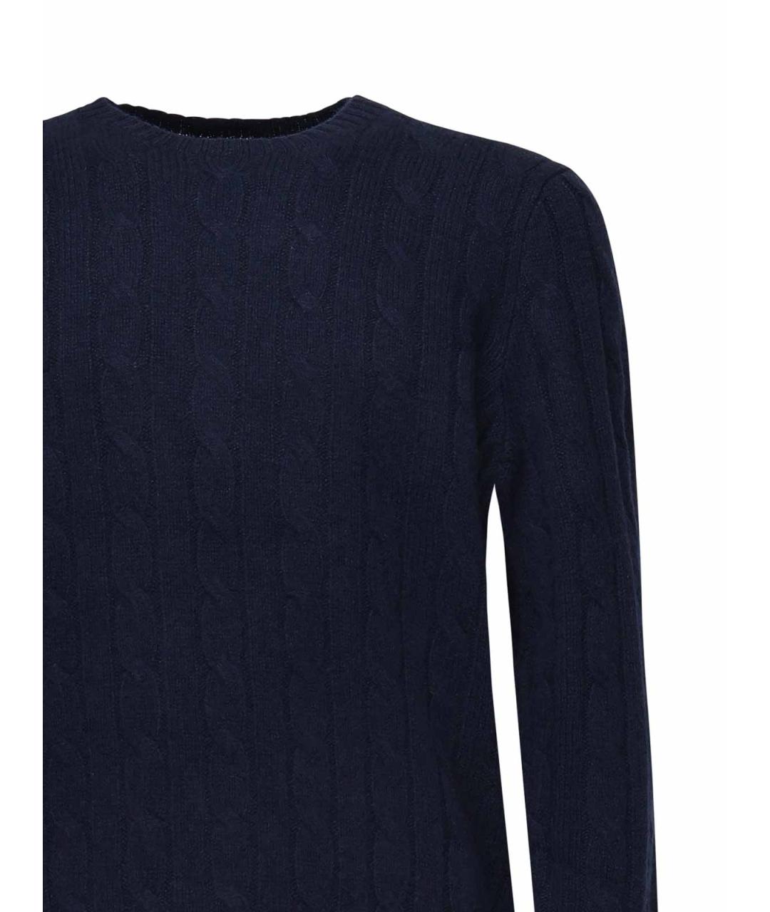 POLO RALPH LAUREN Синий кашемировый джемпер / свитер, фото 2