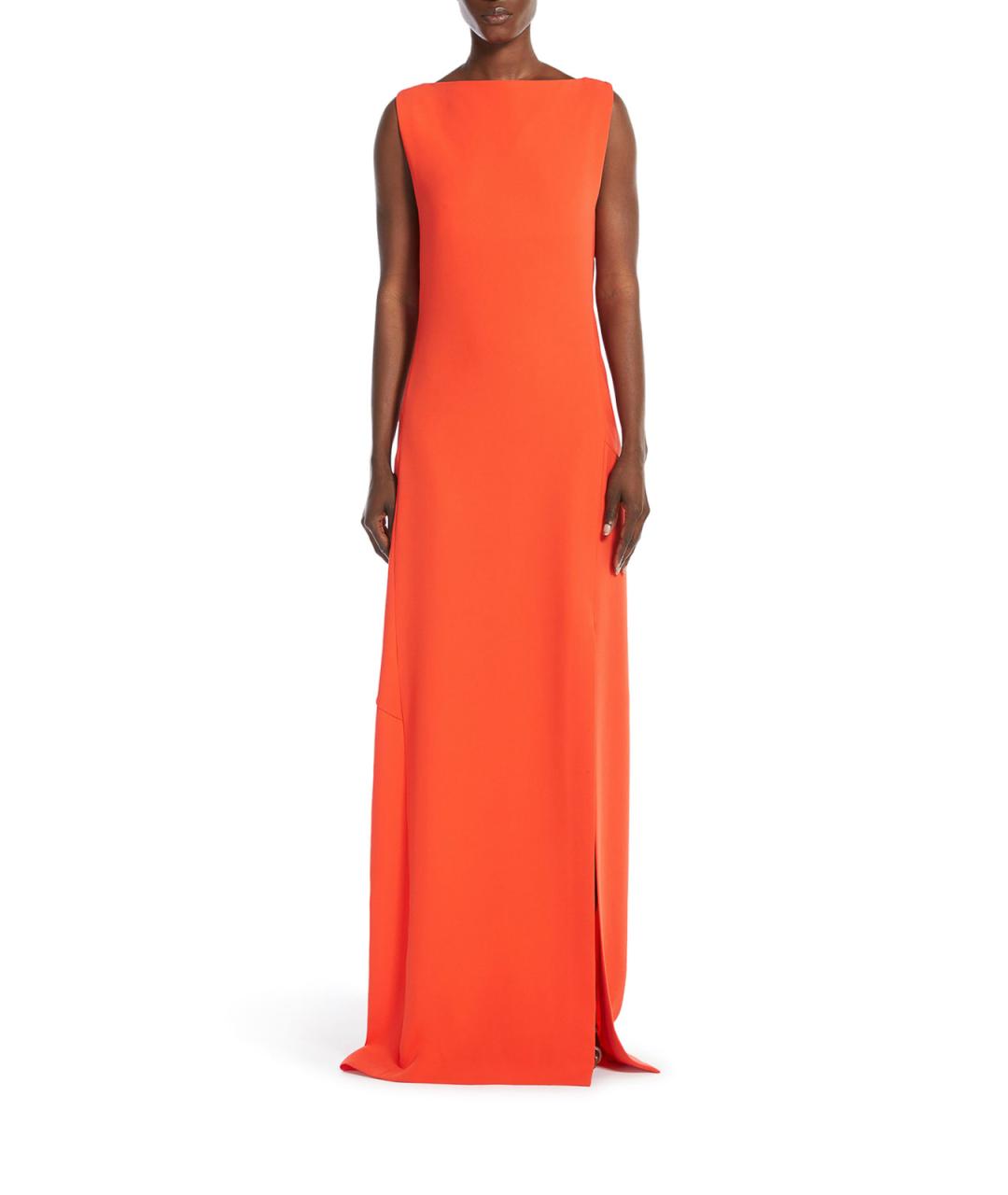 MAX MARA Красное полиэстеровое платье, фото 2