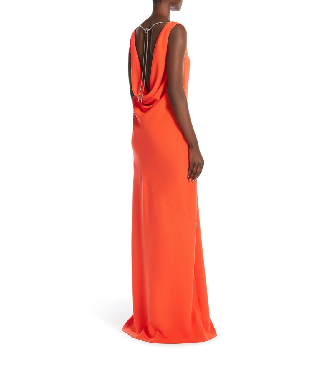 MAX MARA Красное полиэстеровое платье, фото 3