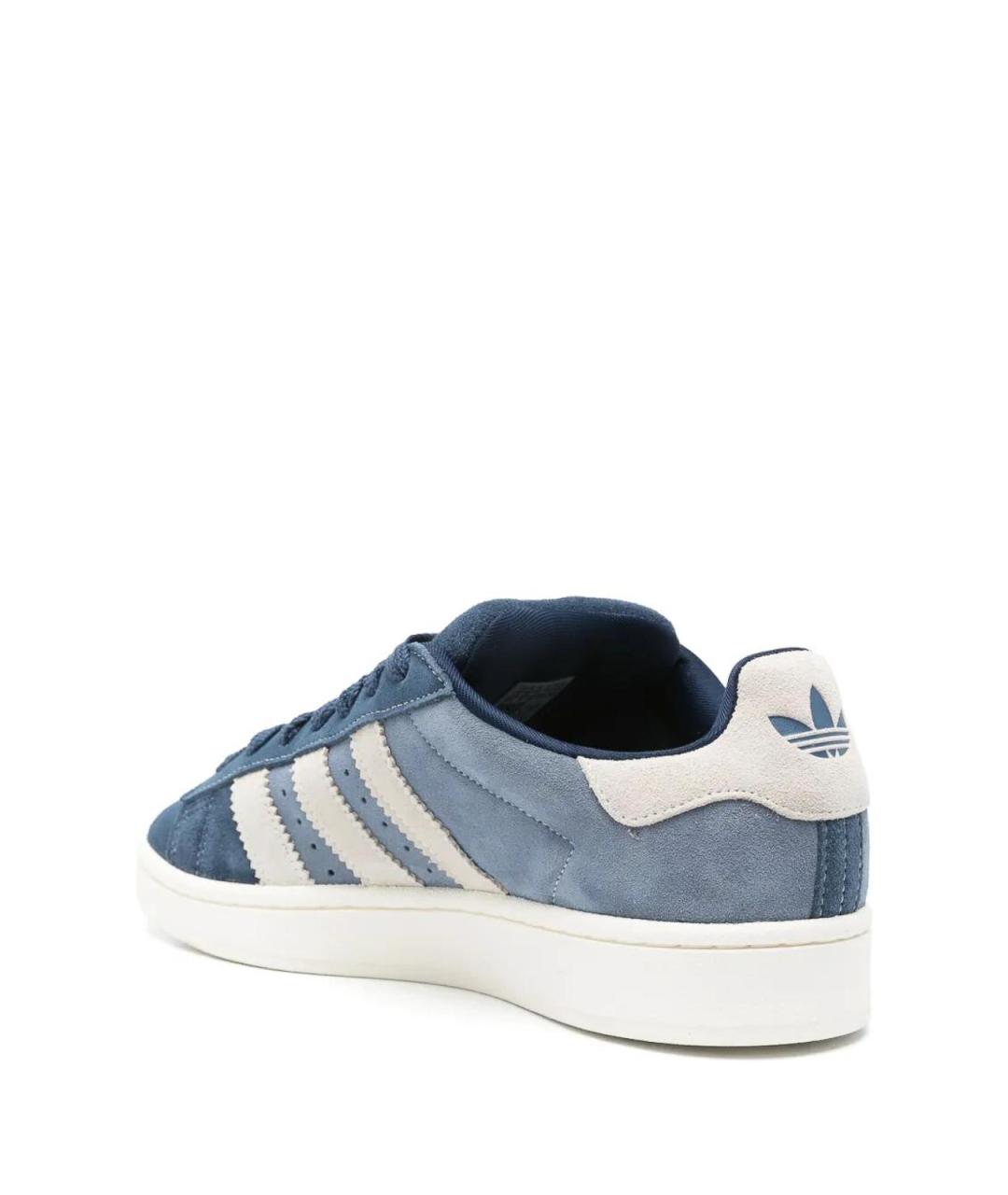ADIDAS Синие замшевые низкие кроссовки / кеды, фото 4