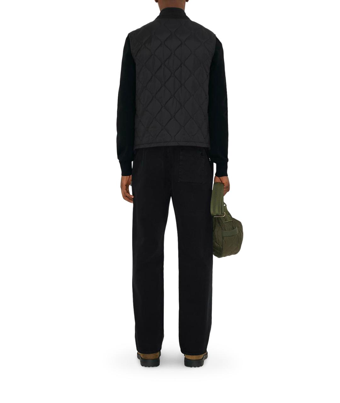 BURBERRY Черная полиамидовая жилетка, фото 3