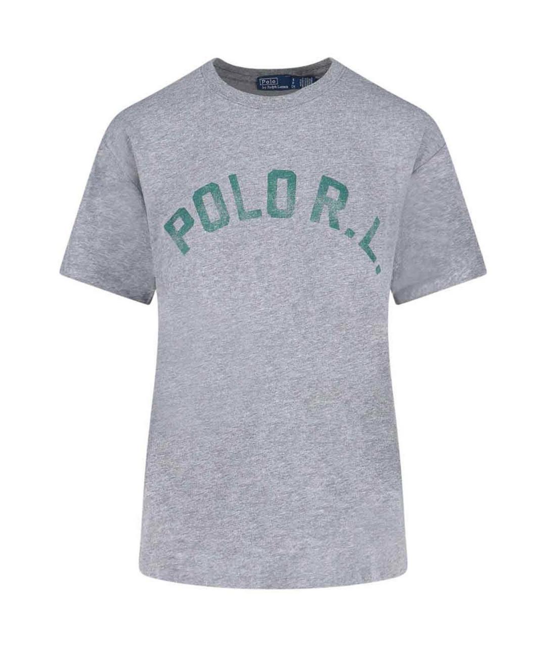 POLO RALPH LAUREN Серая хлопковая рубашка, фото 1
