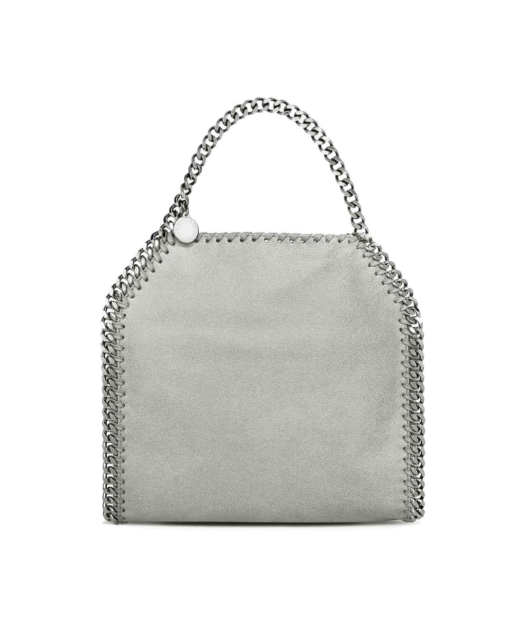 STELLA MCCARTNEY Серая синтетическая сумка тоут, фото 1