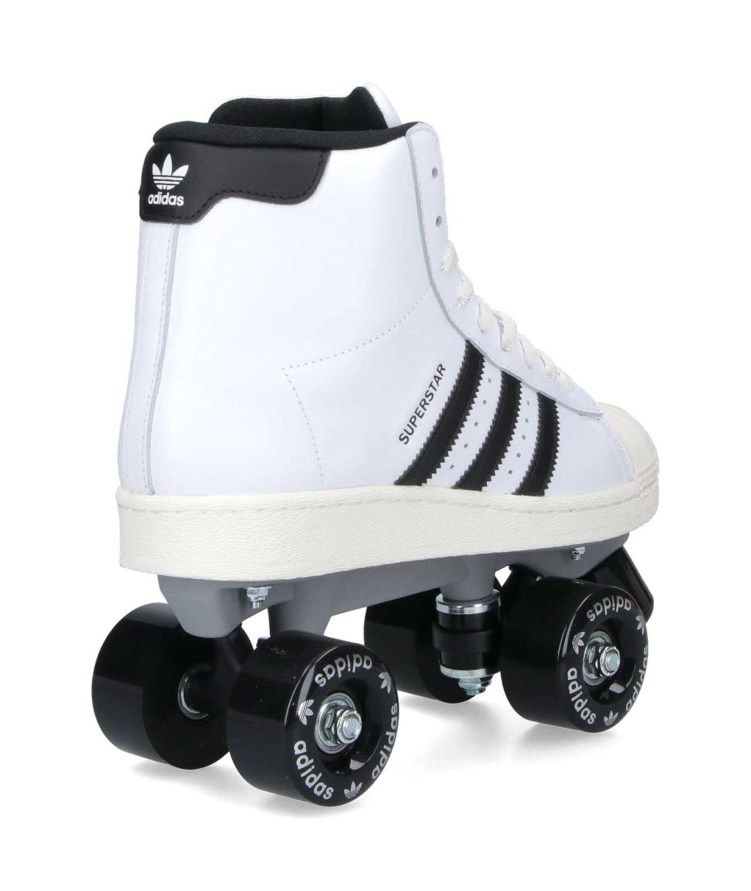 ADIDAS Белые кожаные кроссовки, фото 4