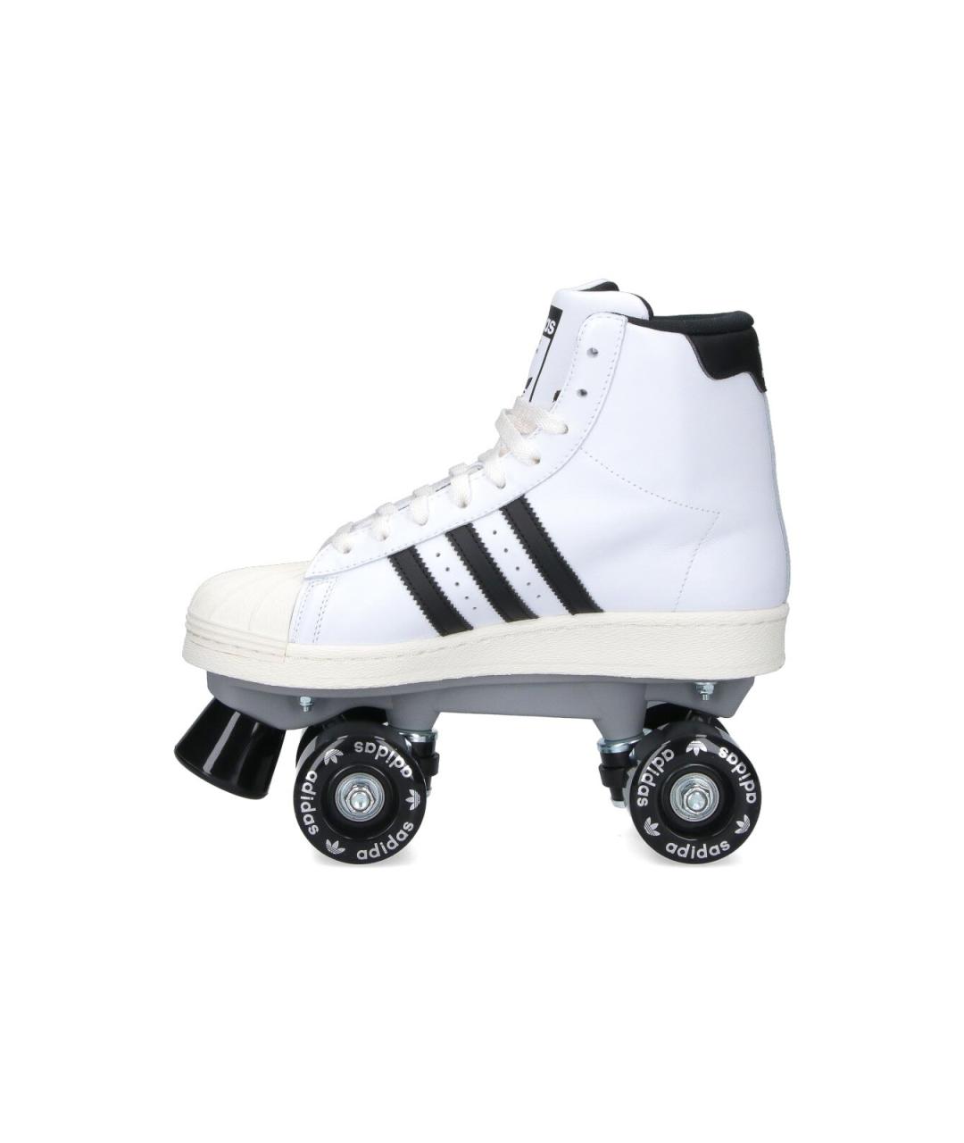 ADIDAS Белые кожаные кроссовки, фото 3