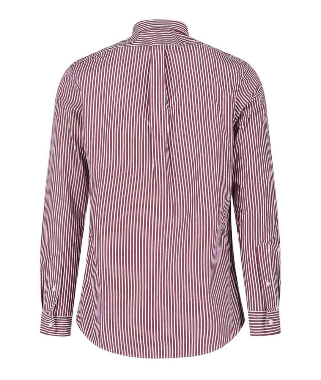 POLO RALPH LAUREN Красная хлопковая классическая рубашка, фото 2