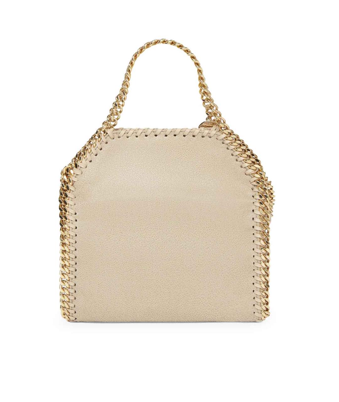 STELLA MCCARTNEY Бежевая сумка тоут из искусственной кожи, фото 3