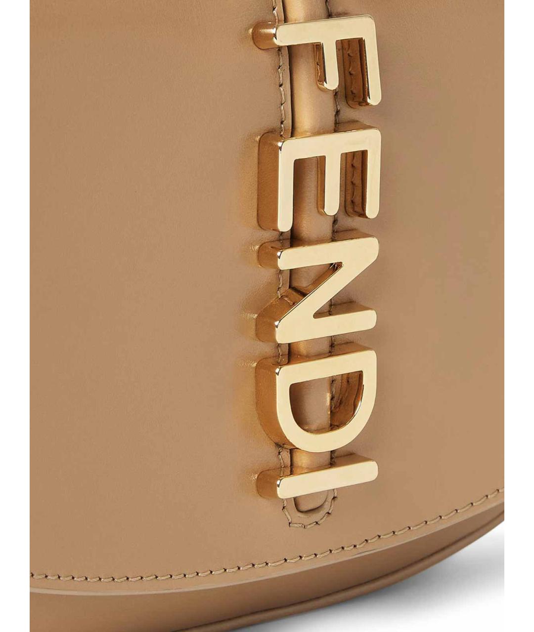 FENDI Коричневый кожаный кошелек, фото 6