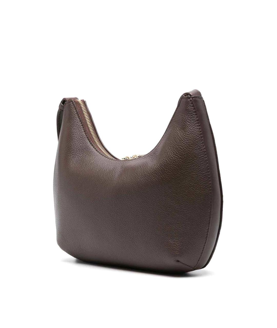 FURLA Коричневая кожаная сумка через плечо, фото 2