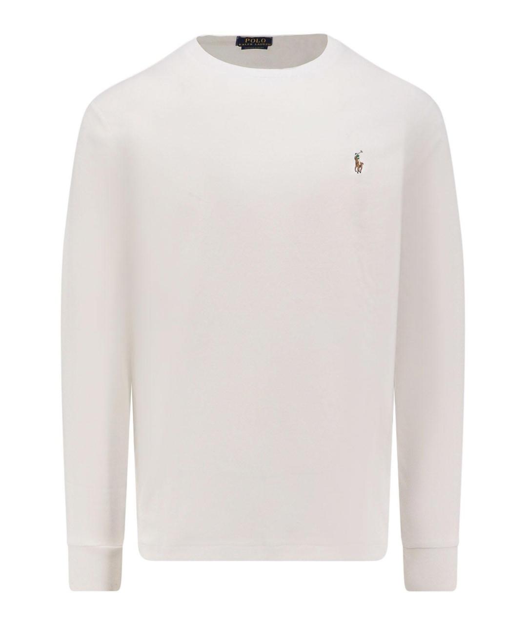 POLO RALPH LAUREN Белая хлопковая футболка, фото 1
