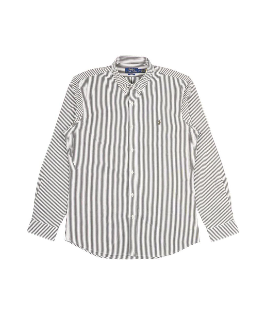 POLO RALPH LAUREN Серая хлопковая классическая рубашка, фото 1