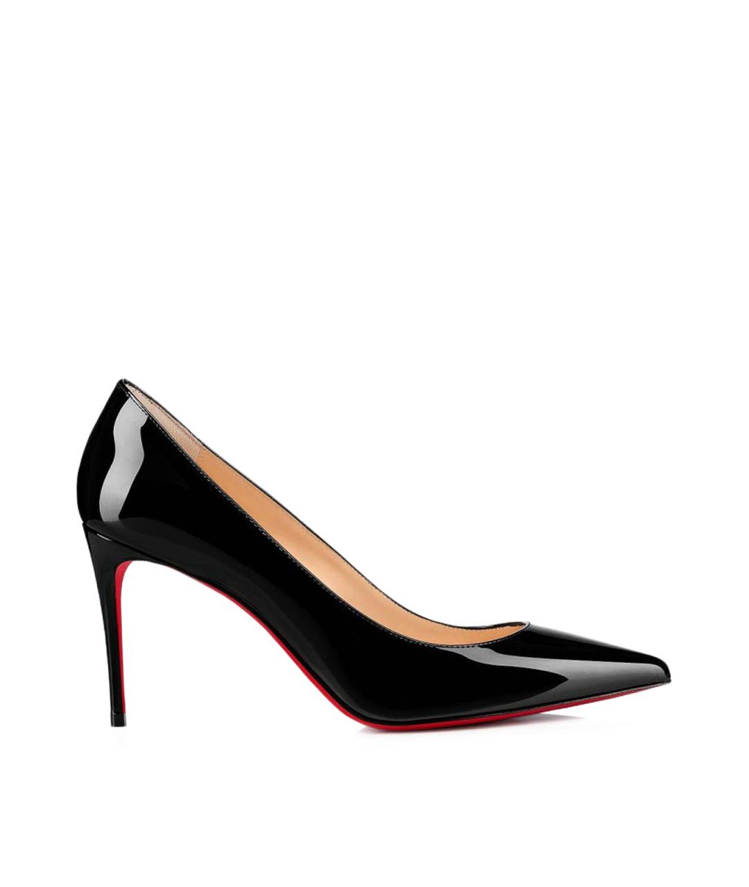 CHRISTIAN LOUBOUTIN Черные туфли из лакированной кожи, фото 6