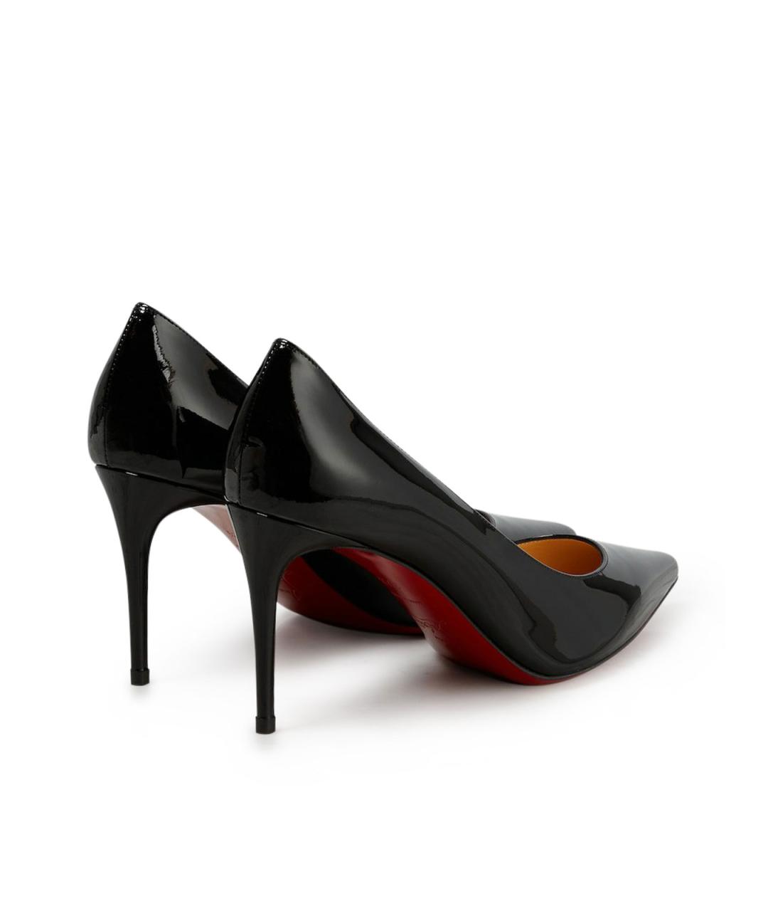 CHRISTIAN LOUBOUTIN Черные туфли из лакированной кожи, фото 3