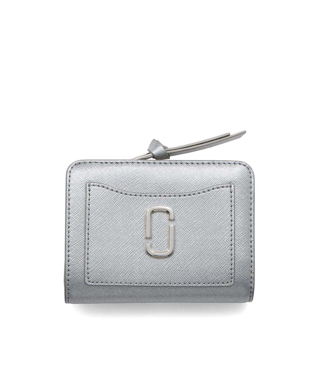 MARC JACOBS Серебряный кожаный кошелек, фото 1