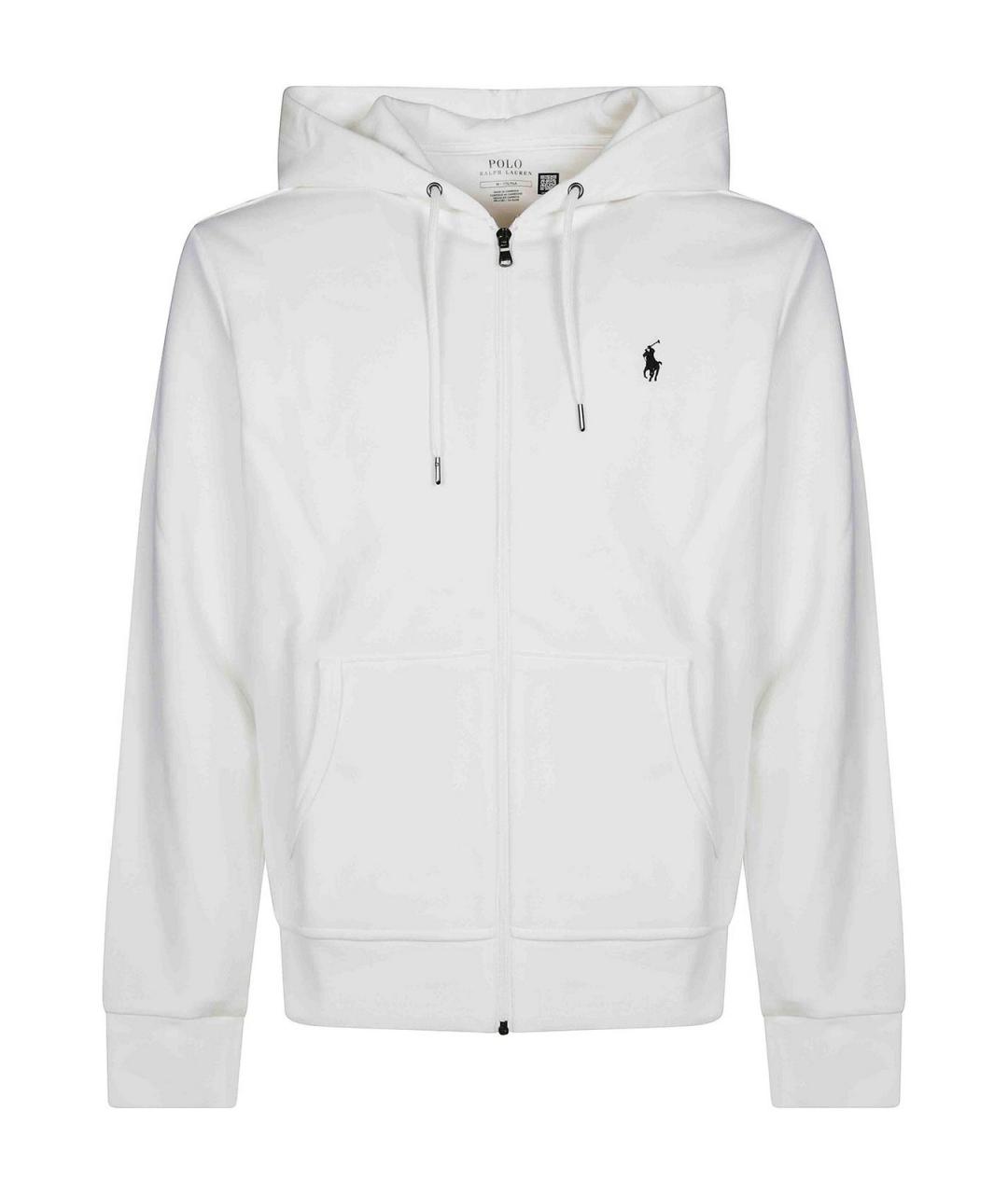 POLO RALPH LAUREN Белый хлопковый джемпер / свитер, фото 1