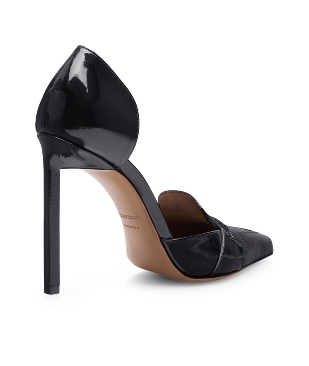 TOM FORD Черные туфли из лакированной кожи, фото 4