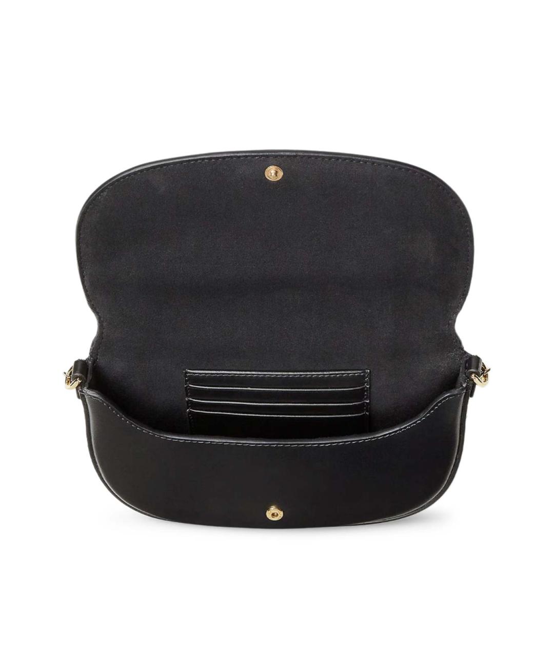 FENDI Черный кожаный кошелек, фото 5