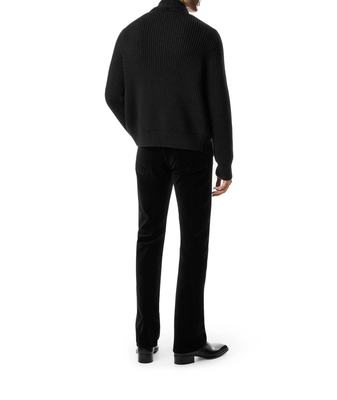 TOM FORD Черный шерстяной кардиган, фото 3
