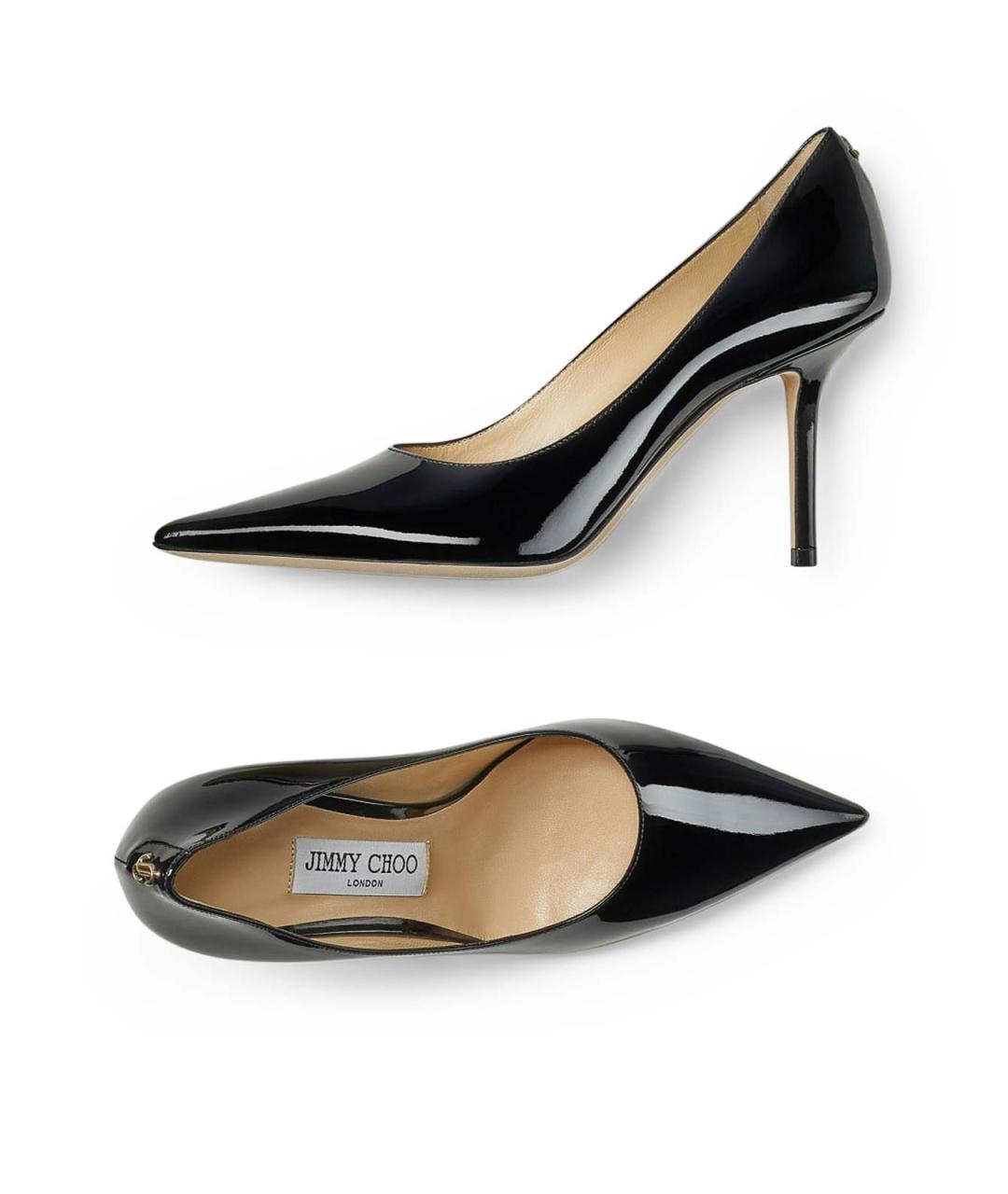 JIMMY CHOO Черные кожаные туфли, фото 5