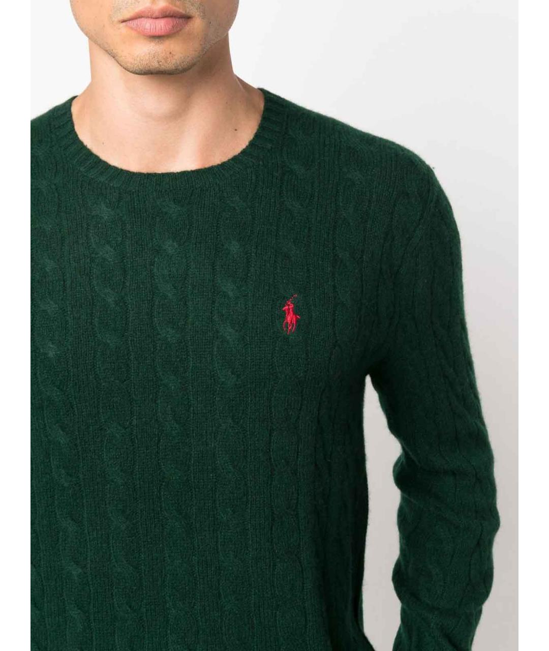 RALPH LAUREN Зеленый джемпер / свитер, фото 5