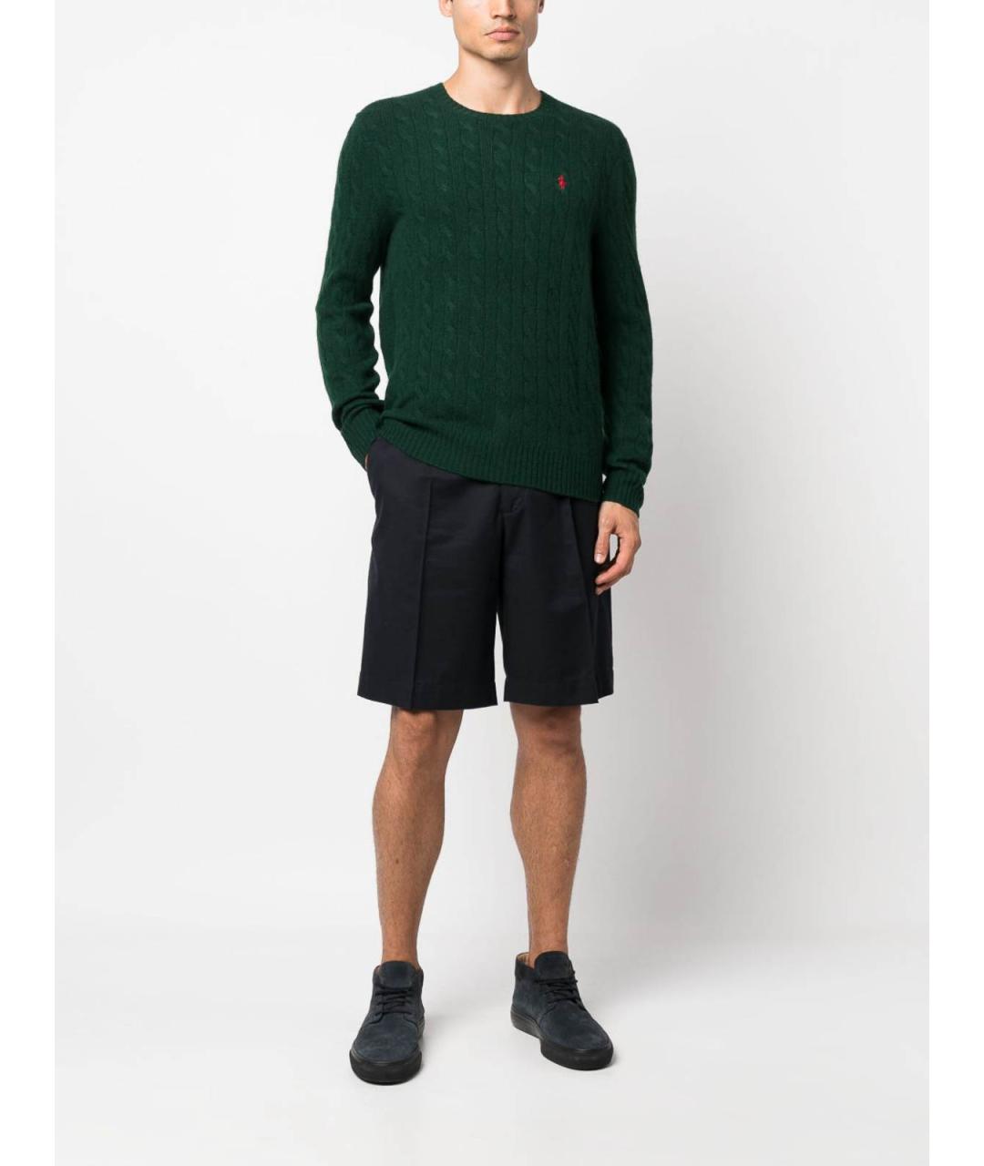 RALPH LAUREN Зеленый джемпер / свитер, фото 2