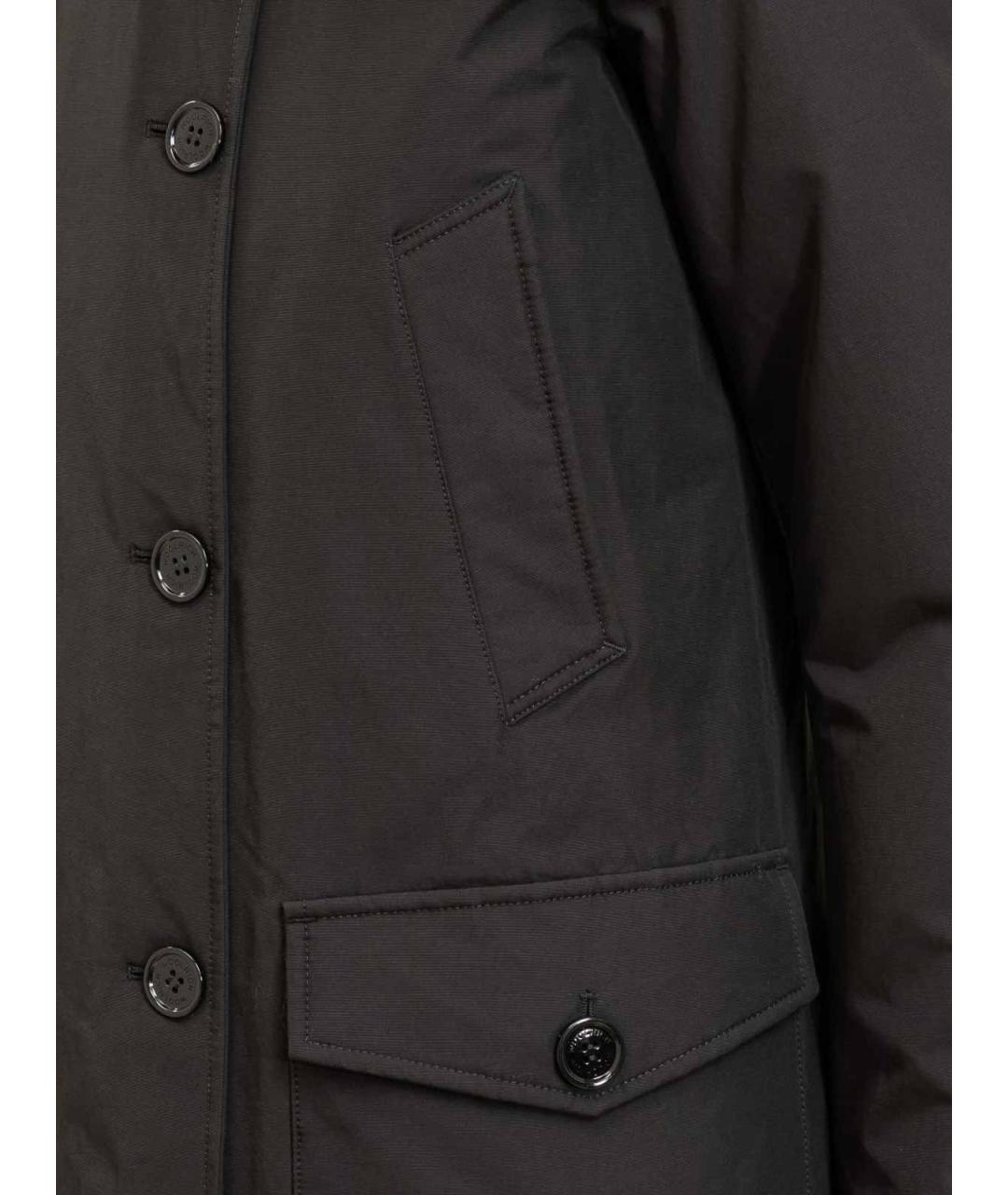 WOOLRICH Черная полиамидовая парка, фото 4