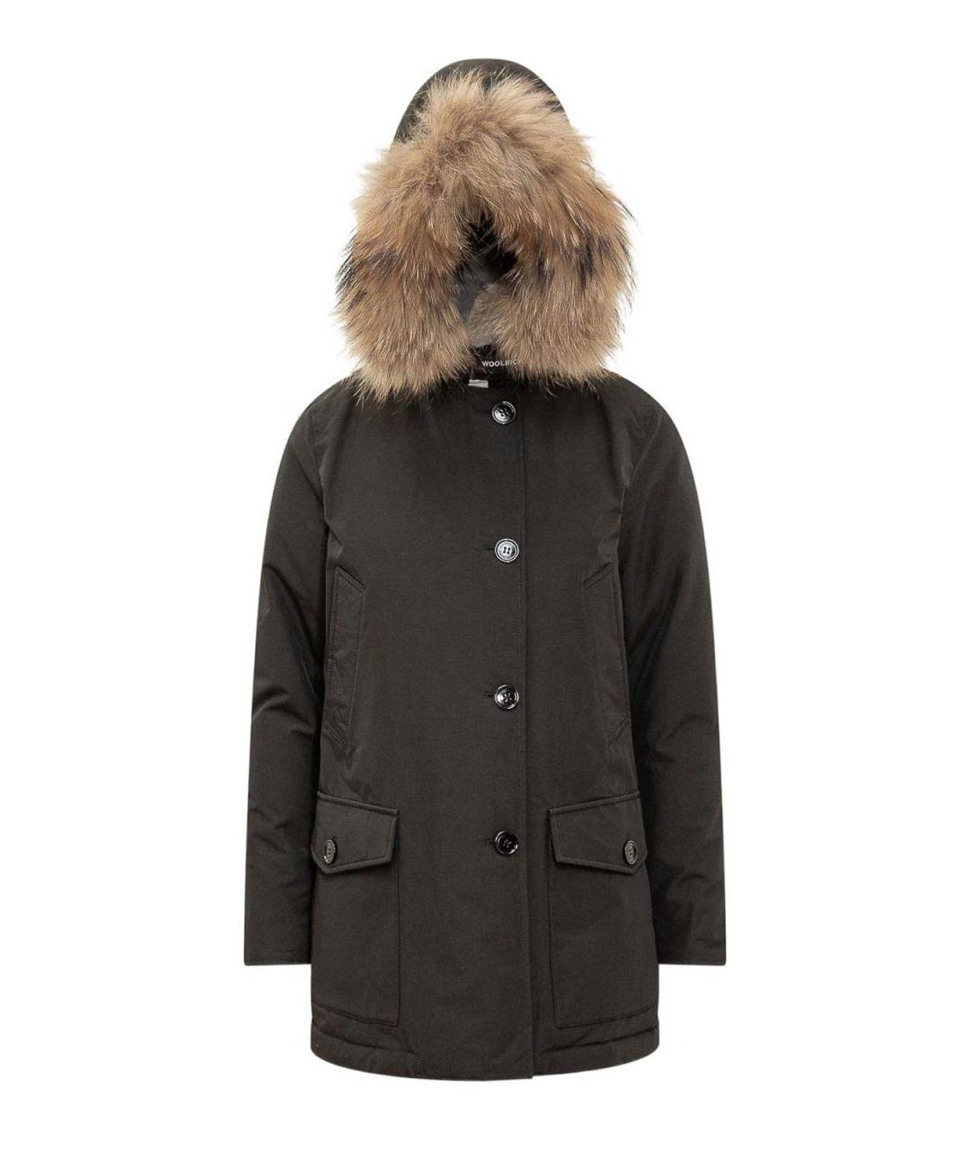 WOOLRICH Черная полиамидовая парка, фото 1