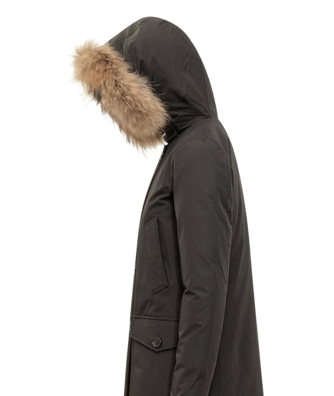 WOOLRICH Черная полиамидовая парка, фото 3