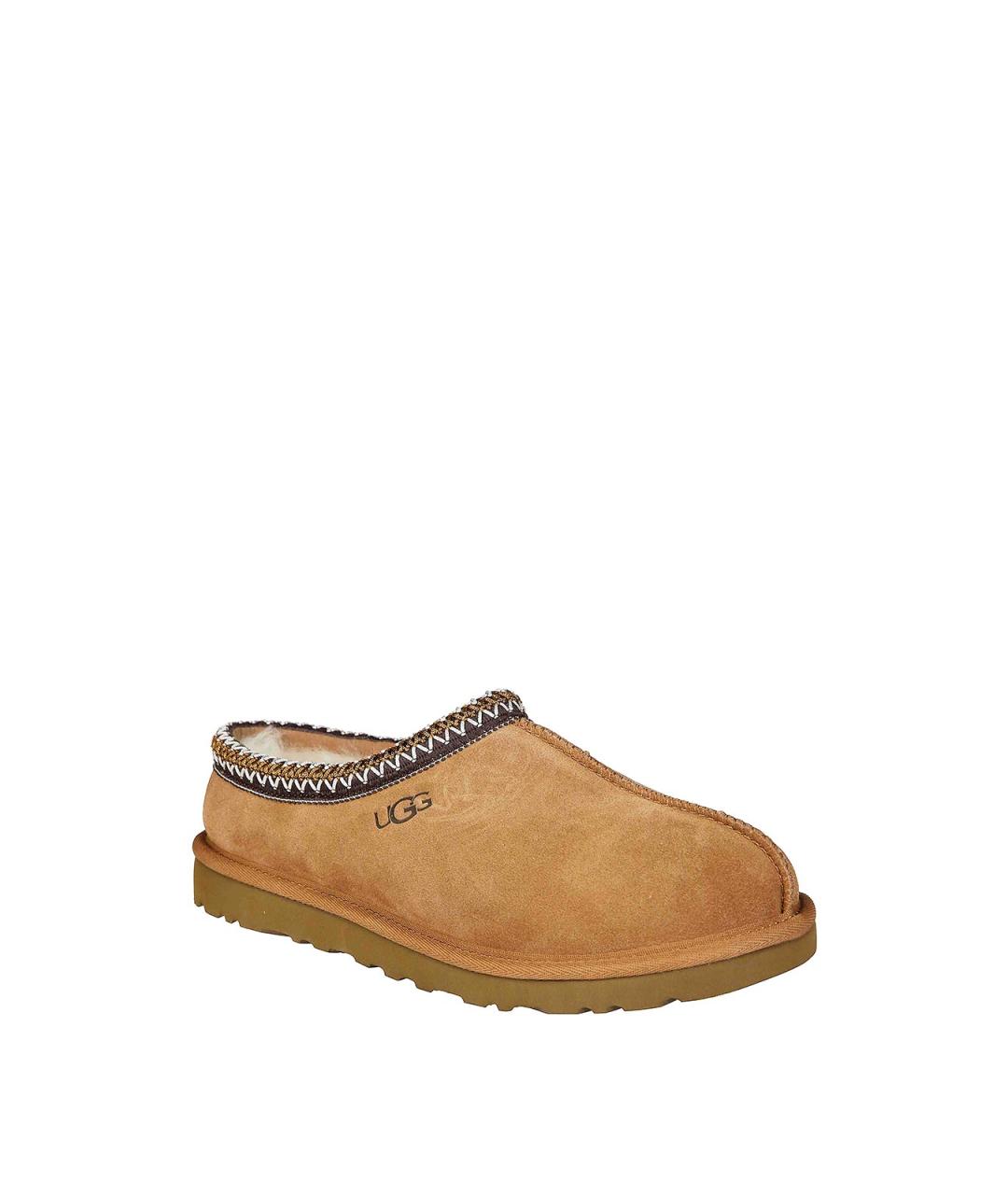 UGG Бежевые кожаные лоферы, фото 2