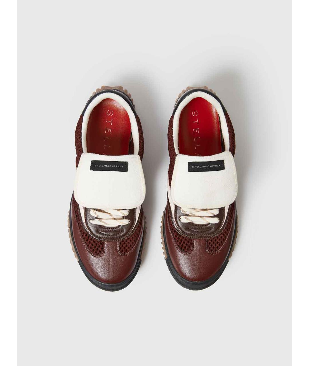 STELLA MCCARTNEY Бордовые кроссовки, фото 4