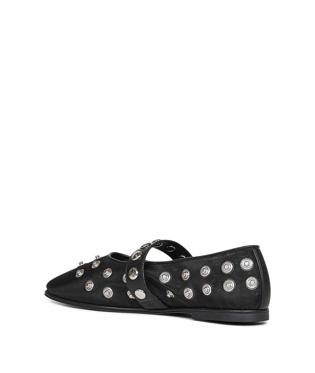 STELLA MCCARTNEY Черные кожаные балетки, фото 4