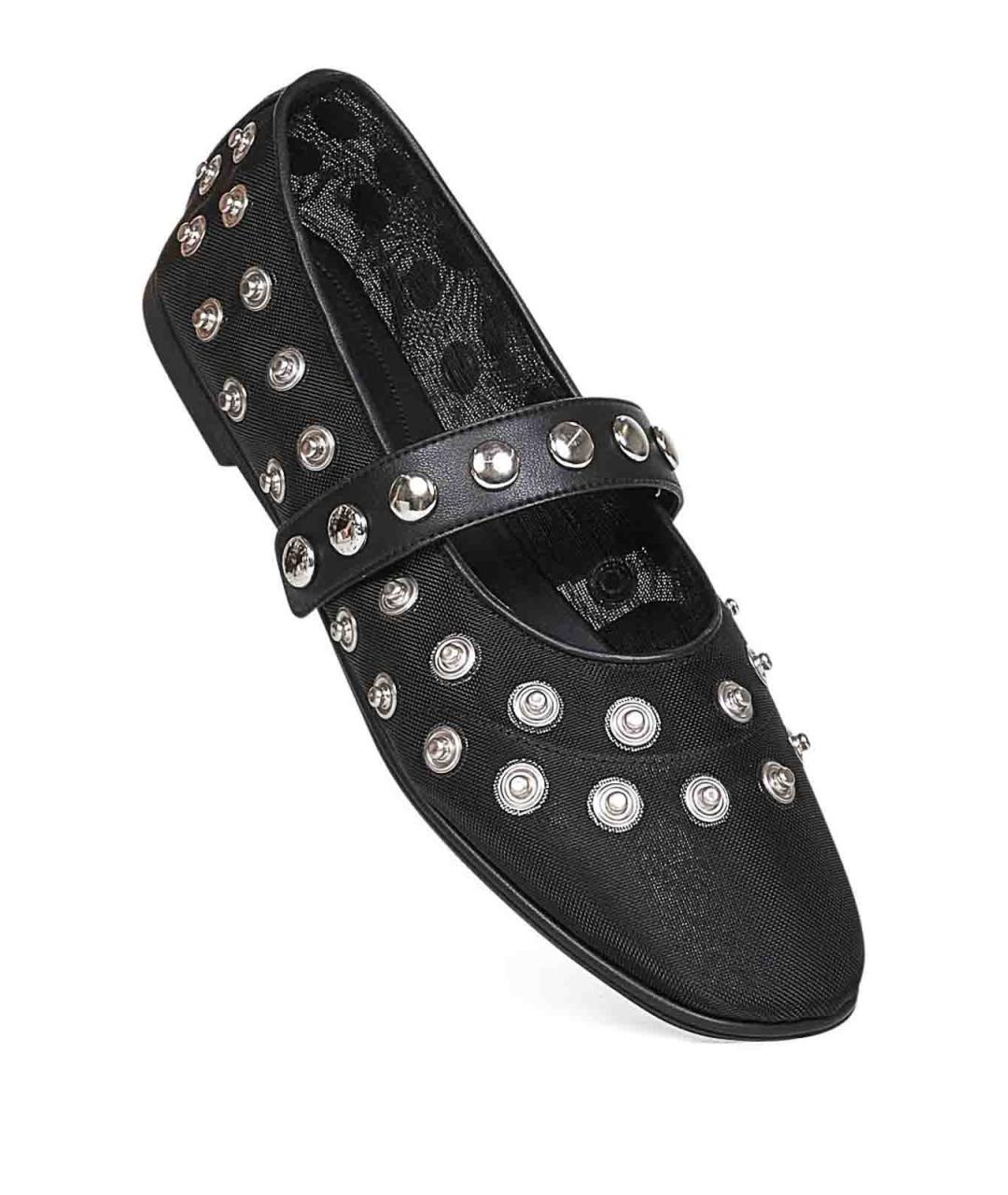 STELLA MCCARTNEY Черные кожаные балетки, фото 3