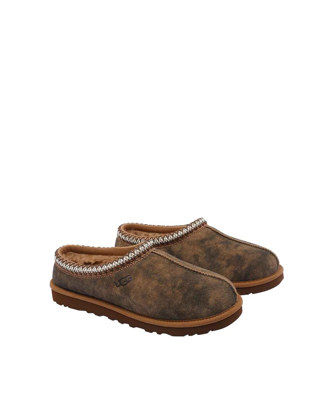 UGG Коричневые замшевые слипоны, фото 2