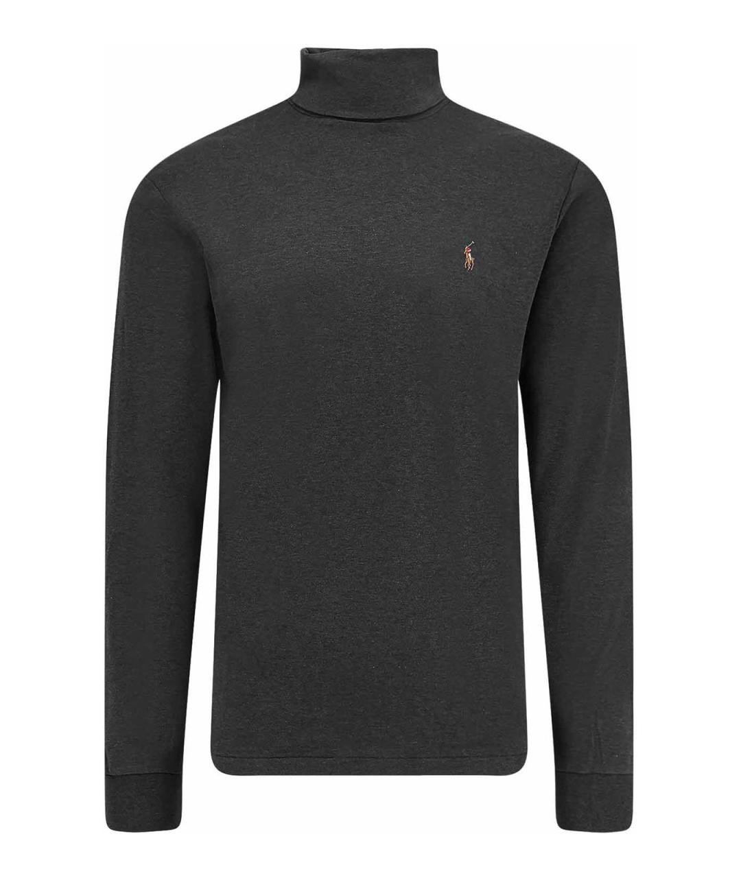 POLO RALPH LAUREN Черная хлопковая водолазка, фото 1