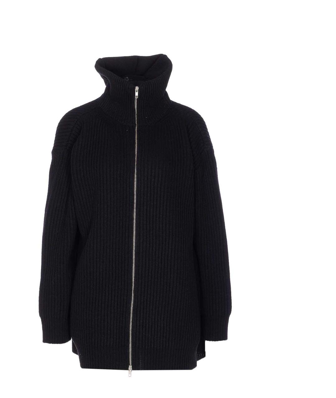 MM6 MAISON MARGIELA Черная шерстяная водолазка, фото 1