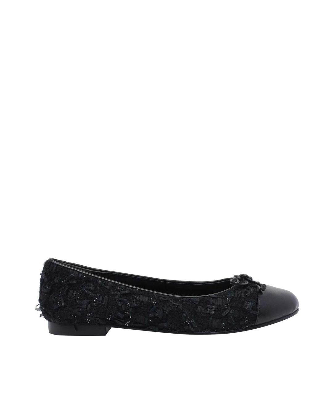TORY BURCH Синие кожаные балетки, фото 1