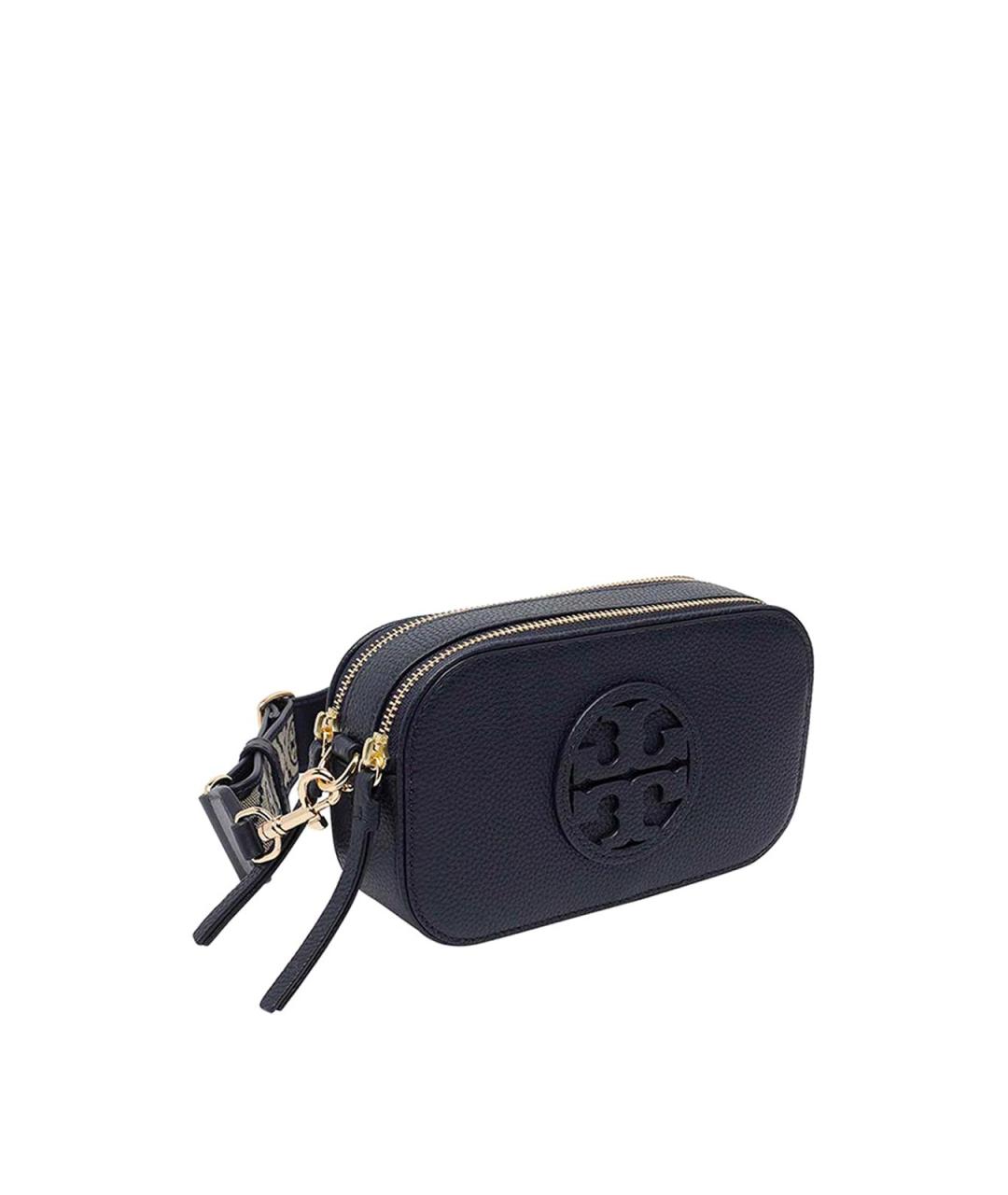 TORY BURCH Синяя кожаная сумка через плечо, фото 2