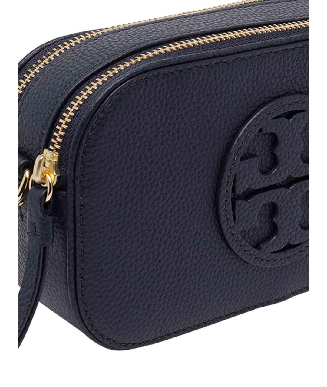 TORY BURCH Синяя кожаная сумка через плечо, фото 4