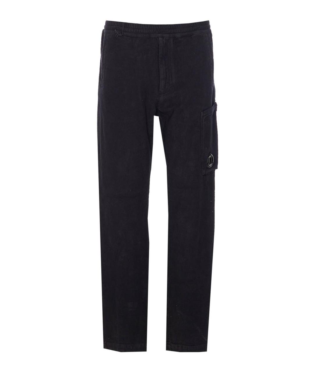 CP COMPANY Черные хлопковые повседневные брюки, фото 1