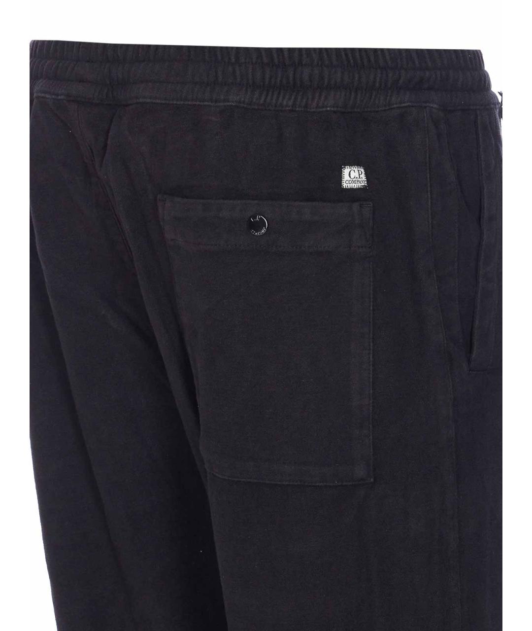 CP COMPANY Черные хлопковые повседневные брюки, фото 3
