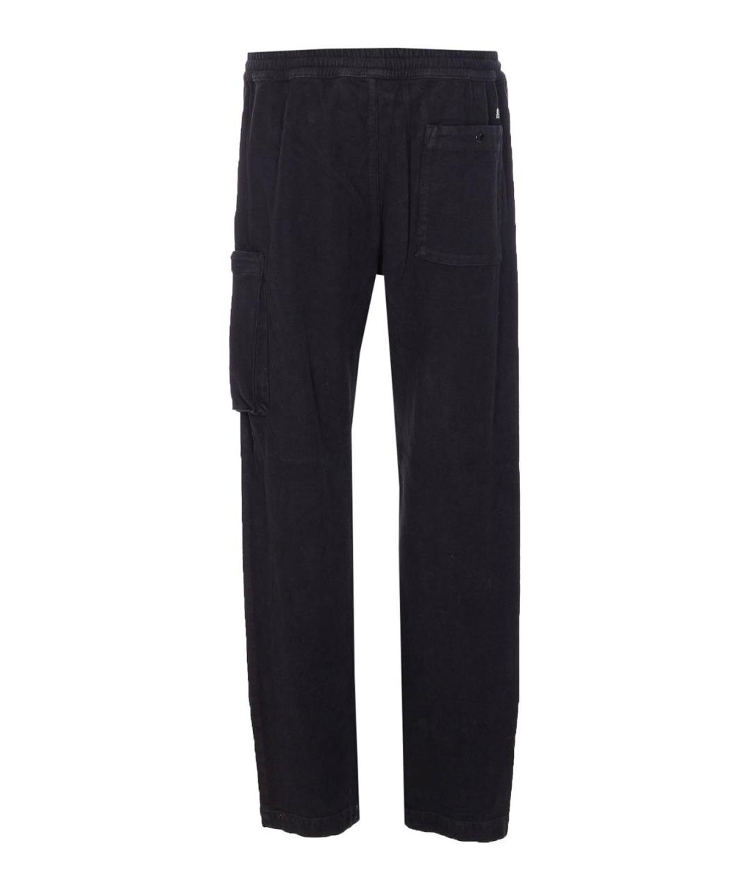 CP COMPANY Черные хлопковые повседневные брюки, фото 2