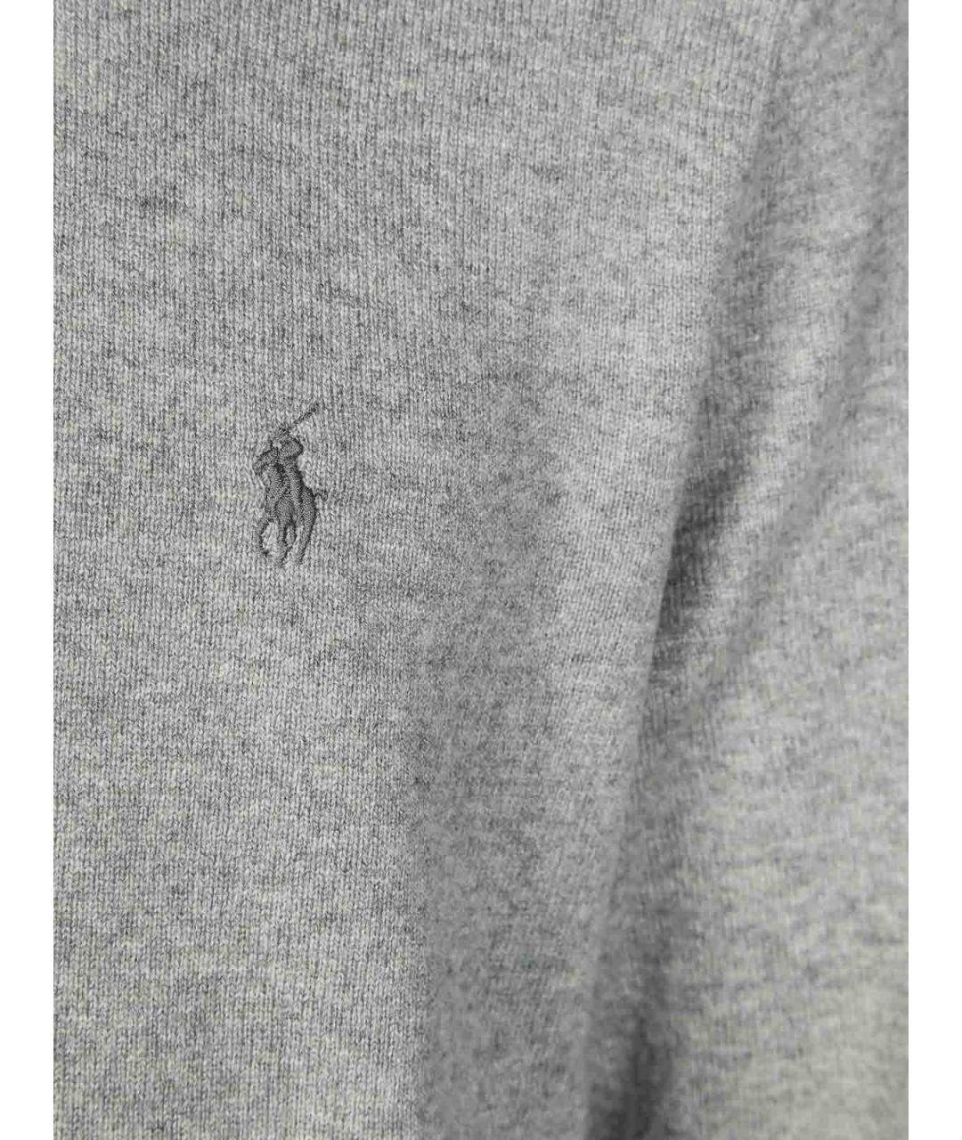 POLO RALPH LAUREN Серый шерстяной джемпер / свитер, фото 3