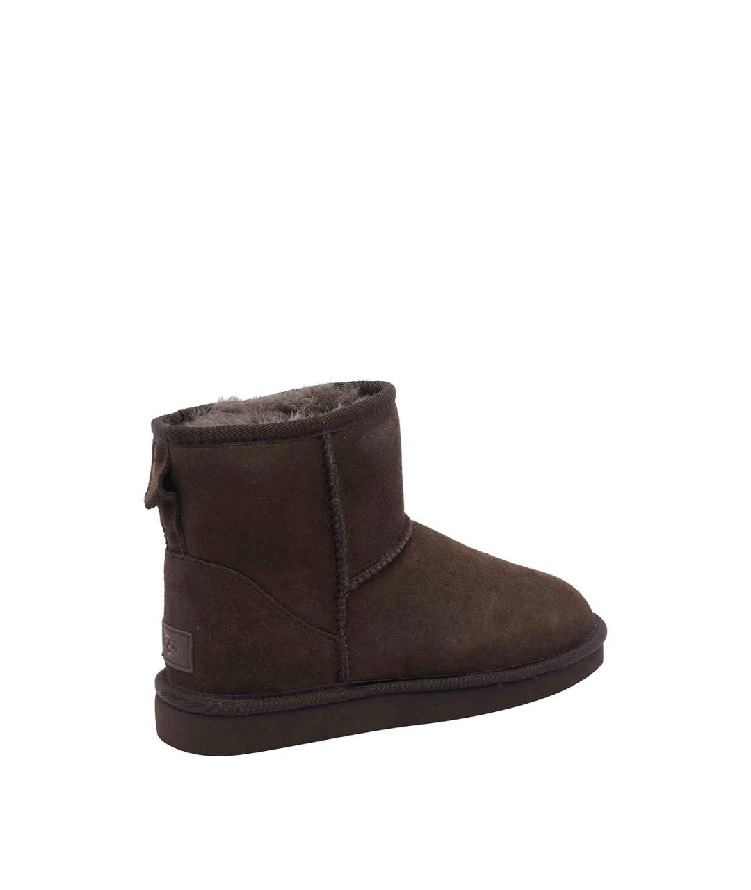 UGG Коричневые замшевые ботинки, фото 3