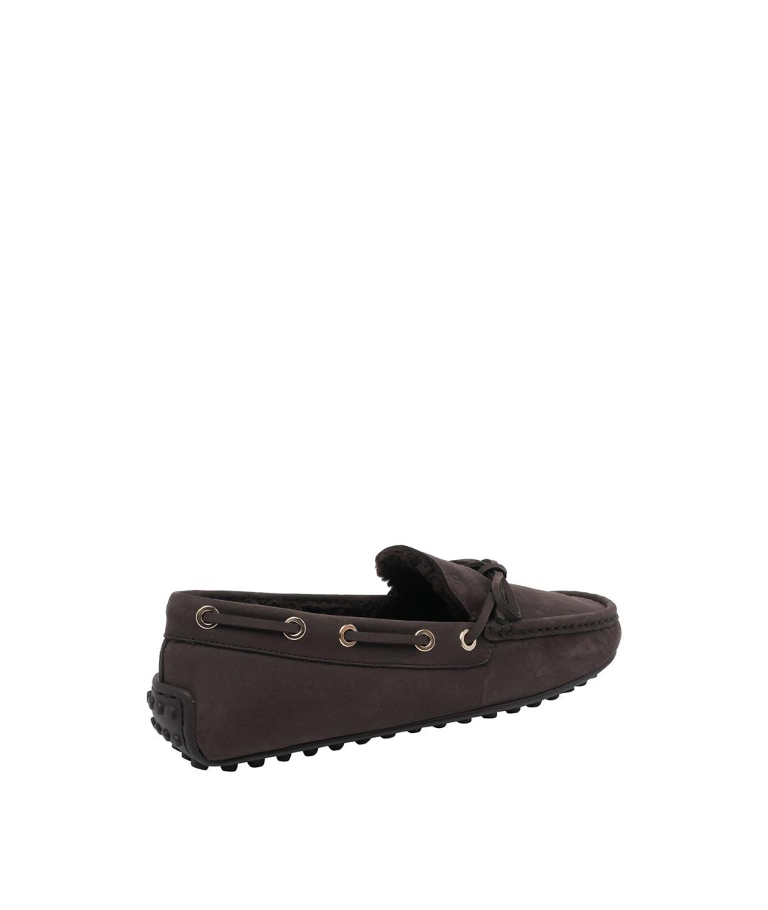 TOD'S Коричневые кожаные лоферы, фото 3