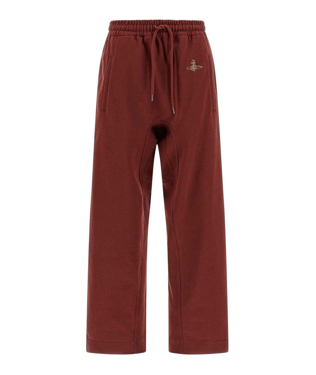 VIVIENNE WESTWOOD Красные хлопковые спортивные брюки и шорты, фото 1