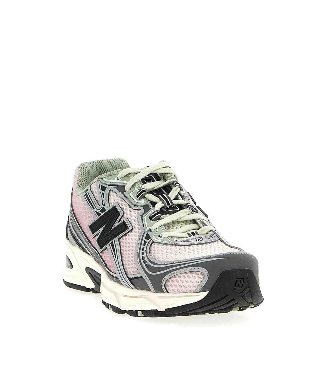 NEW BALANCE Розовые замшевые кроссовки, фото 2
