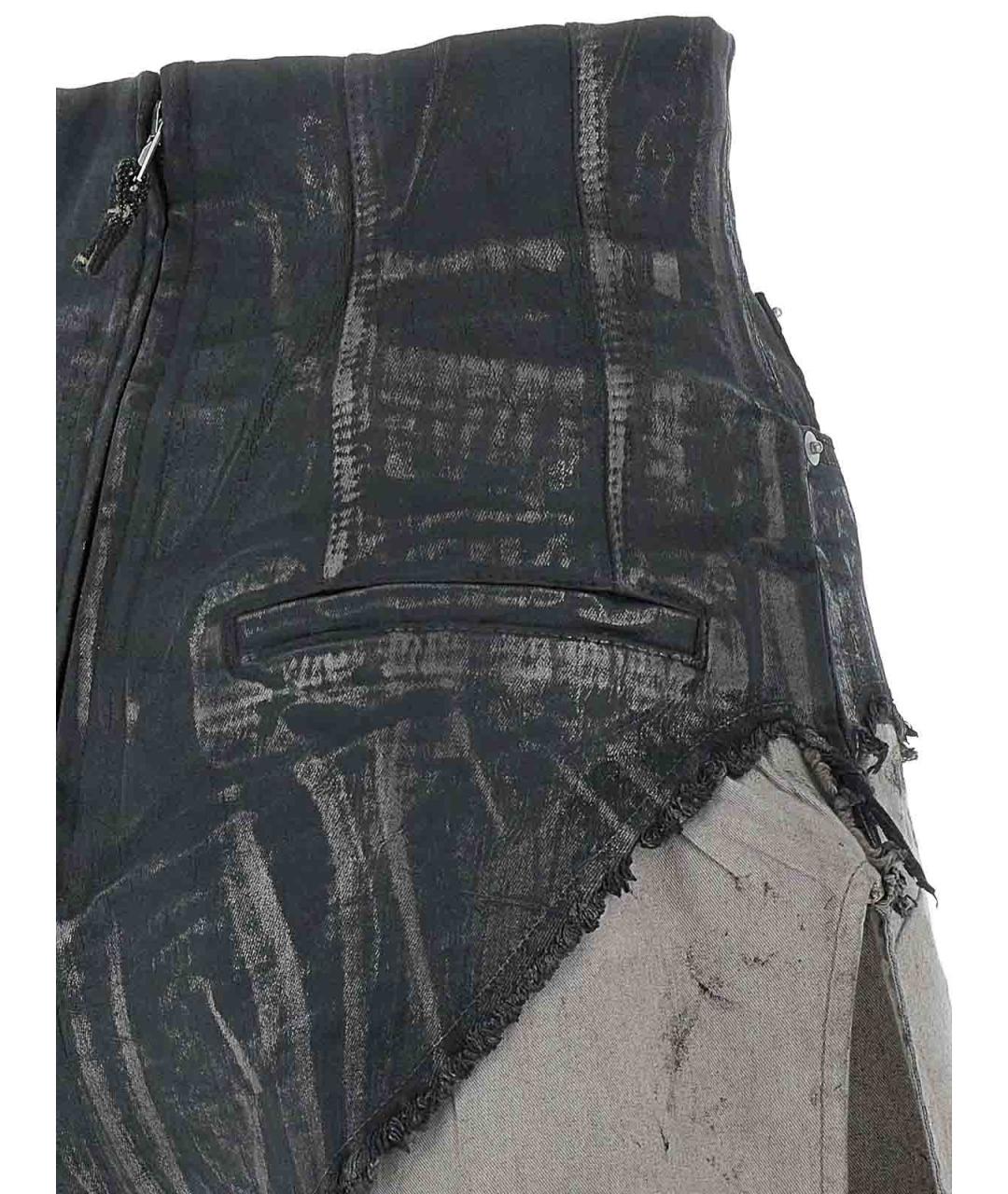 RICK OWENS DRKSHDW Темно-синие хлопковые шорты, фото 4