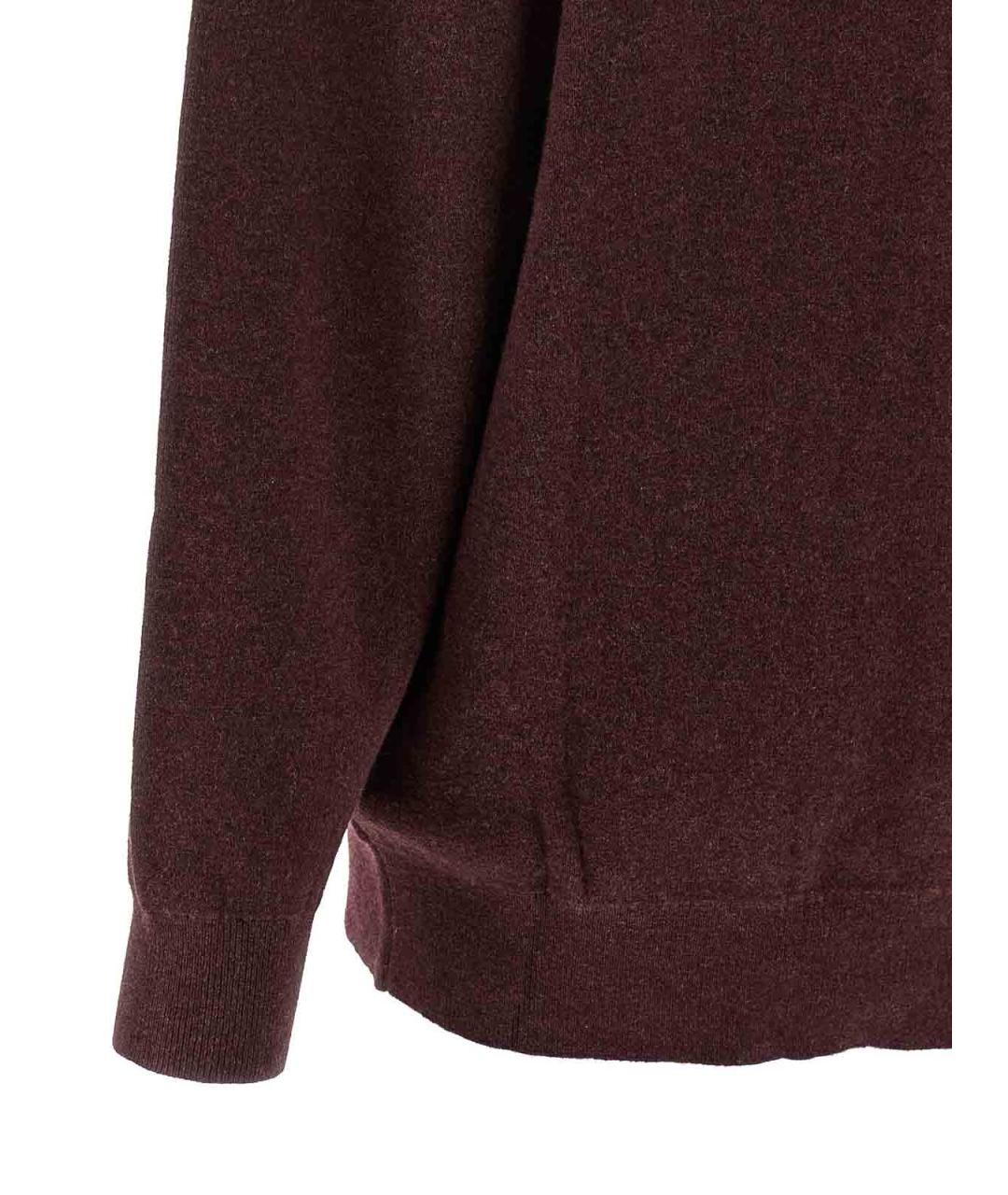 ISABEL MARANT Бордовый хлопковый кардиган, фото 4